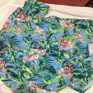 Ralph Lauren Button up tropical shirt